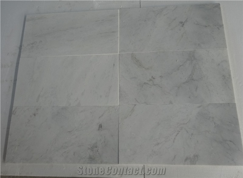12"X24"X3/8" Glorious White Marble Slabs & Tiles