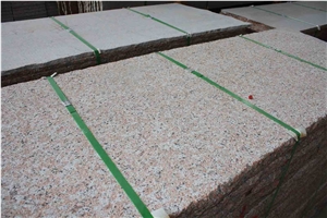 Granite Maple Red G562 Cenxi Hong Red Stone Bushhammered Tiles&Slabs, China Red Granite