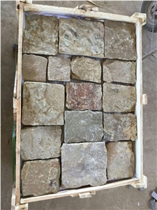 China Multicolor Slate Bricks for Walling