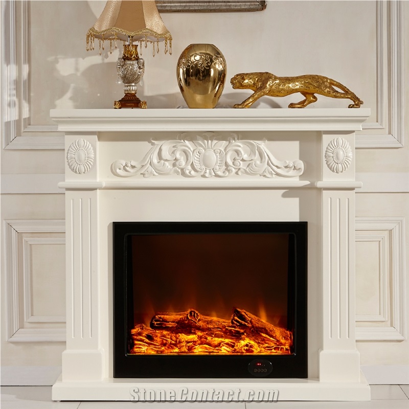 Modern Hot Sale Marble Fireplace ,Professional and Useful Marble Fireplace for Your Project