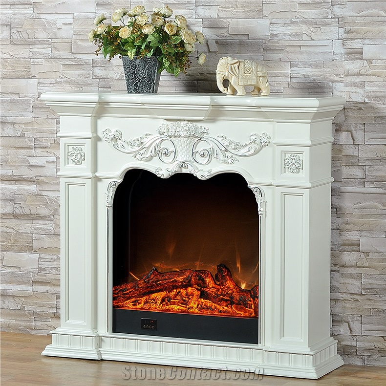 On Sale White Marble Fireplace,China White Jade White Marble,Own Factory