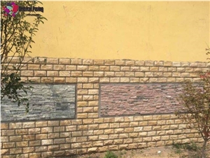 Beige Sandstone Cultured Stone, Wall Cladding