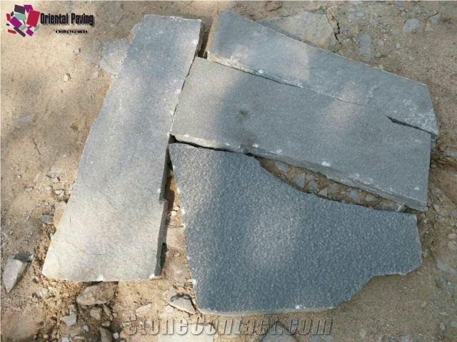 Landscaping Gneiss Stone Flagstone, Gneiss Flagstone, Irregular Flagstones, Grey Gneiss Stone, Paving Gneiss Stone