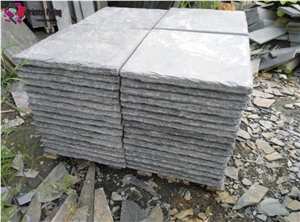 Natural Split Cleft Black Slate Flooring Tiles, China Black Slate Tiles, Slabs,