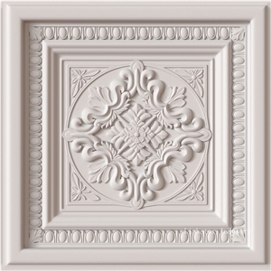 3d Decor Stone Engravings Wall Cladding Tiles, White Quartzite Engravings