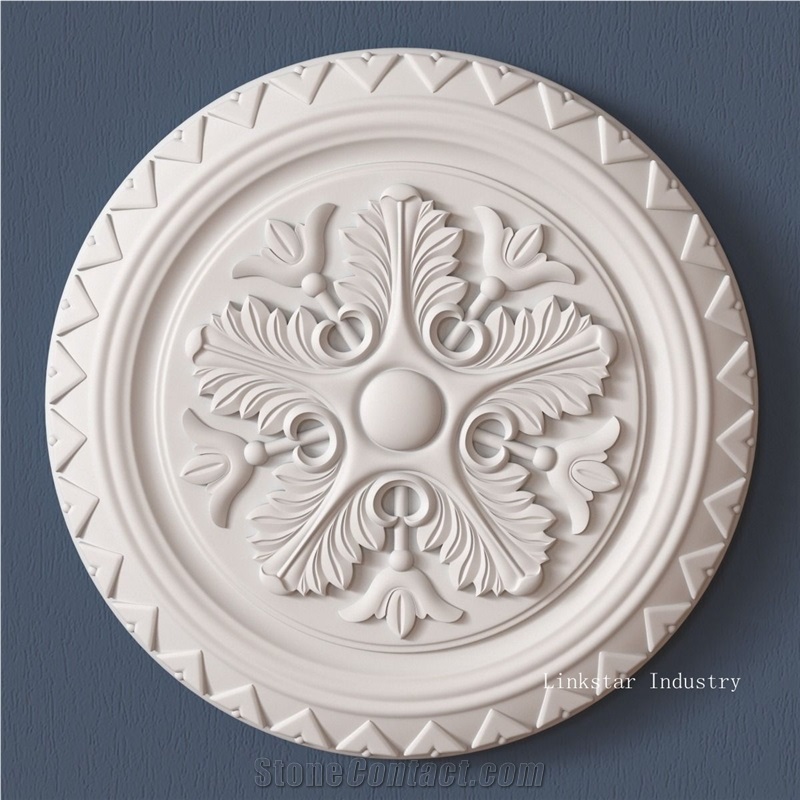 3d Decorative Stone Relieve Cladding Tiles, White Limestone Relieve