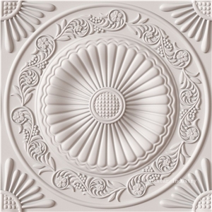 3d Decorative Stone Wall Etchings Panels Design, White Quartzite Etchings