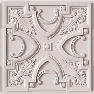 3d Stone Design Panels for Walls Tile, White Quartzite Relief & Etching