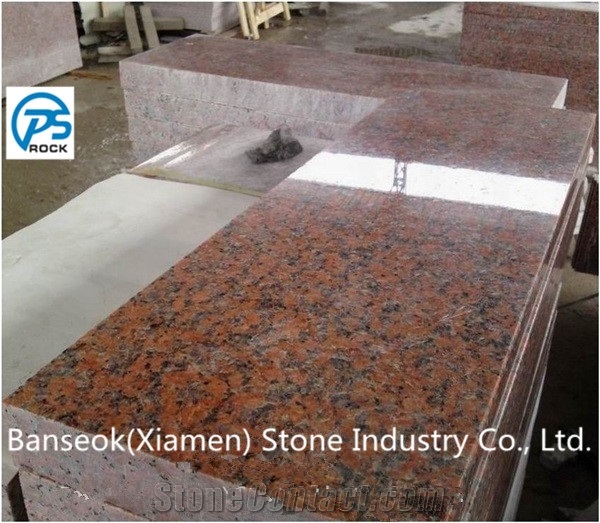 G562 Granite Slabs & Tiles, China Red Granite