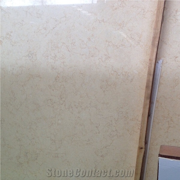 Cheap Light Polished Egyptian Beige Marble Slabs for Wall and Flooring Tiles