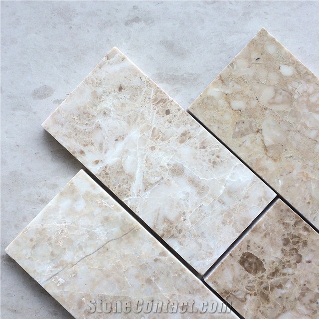 Cheap Polished Beige Cappuccino Light Mable Tiles & Slabs