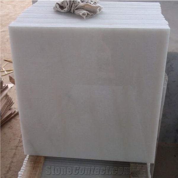 Polished Guangxi White Marble Tiles & Slabs with Yellow Vein for Wall & Flooring