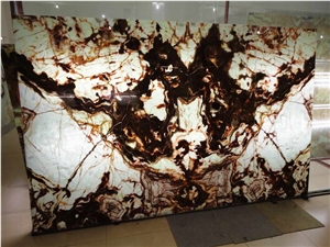 Black and White Onyx Tiles & Slab;Black and Glass Composite Slab and Tile