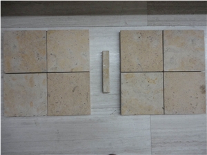China Yellow Limestone Slabs & Tiles, Chinese Yellow Limestone