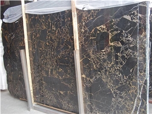Chinese Athens Portoro Marble Slabs & Tiles Paver Cover Flooring, China Portoro Marble