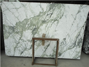 Chinese Gent Green Marble Slab Tile