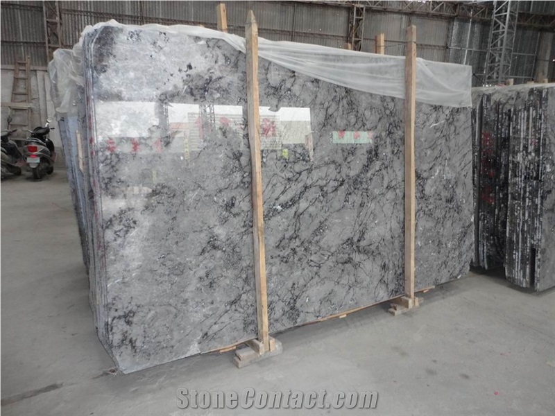 Chinese Wolf Grey Marble Slabs & Tiles, Paver, Cover Flooring