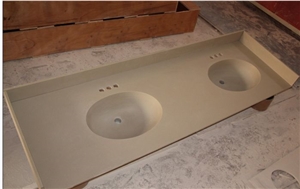Custom Design Corian White Solid Surface Fantastic Modern Countertop