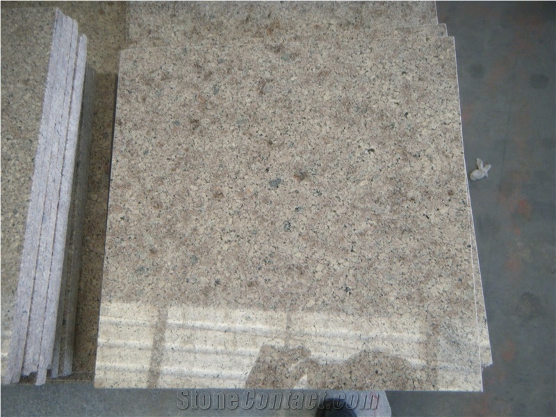 G611 Almond Mauve Tiles, Polished China Pink Cheap Granite Cut to Size Tiles&Floorings
