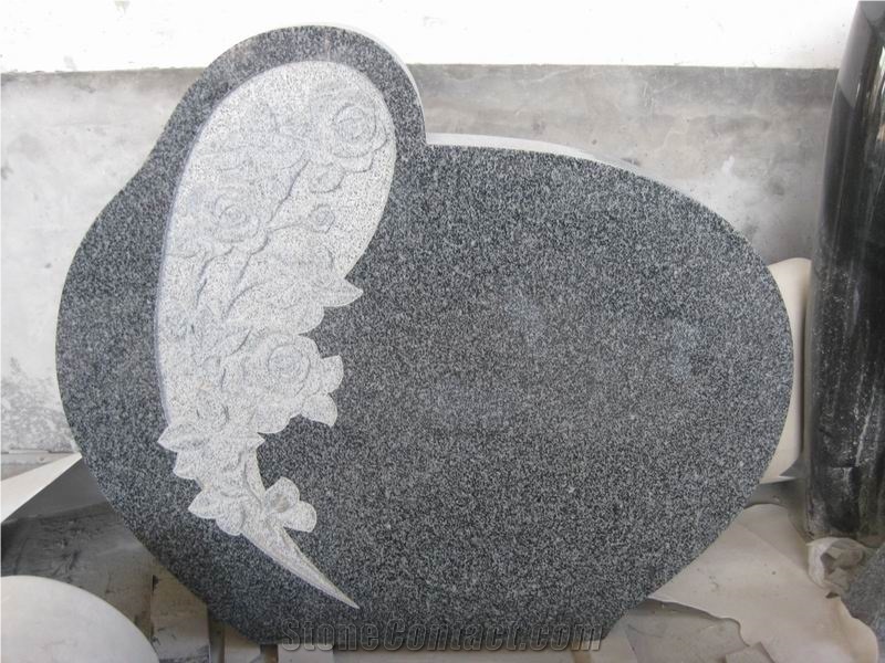 G654 Granite Tombstone,Padang Dark Granite Gravestone & Monument