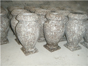 G664 Granite Urn, Monumental Accessories