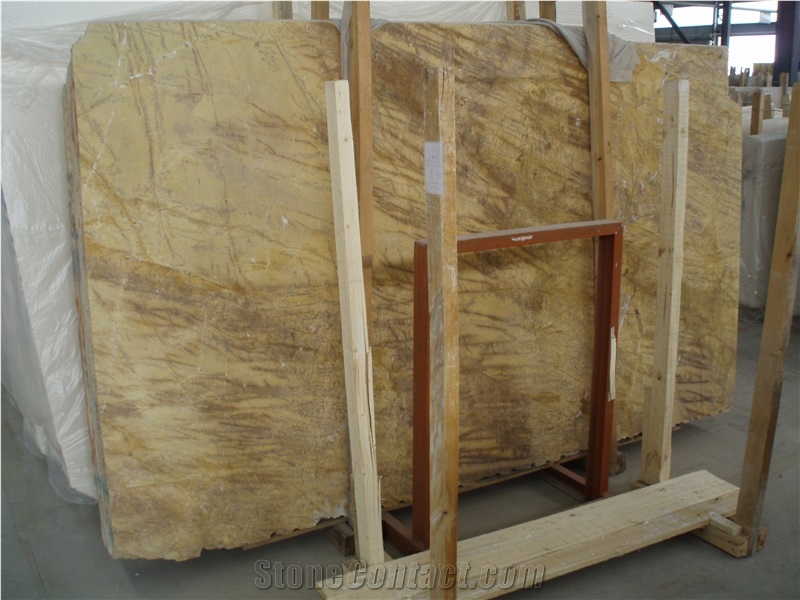 Golden Dragon Marble Spain Gold Marble Slabs, Spain Yellow Marble