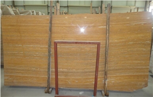 Golden Vein Travertine Slabs & Tiles, China Yellow Travertine