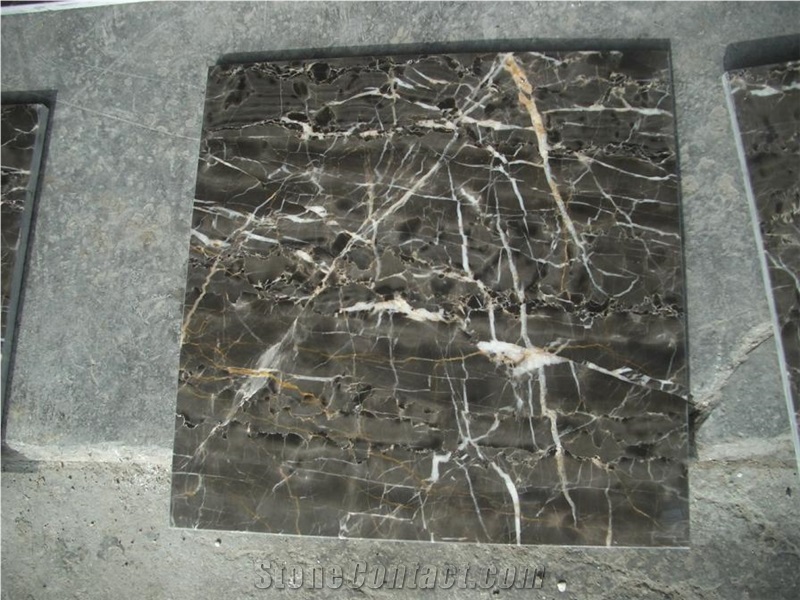 Hang Grey with Red Line Marble Slabs & Tiles, China Grey Marble
