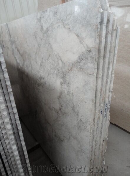 Iridescent Cloud Marble Slabs & Tiles, China White Marble