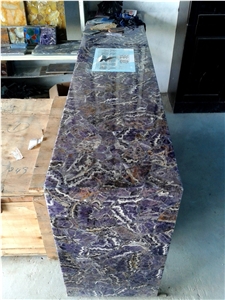 Large Natural Amethyst Slab,Semi Precious Stone Panels