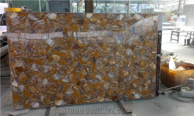 Multicolor Agate Semi Precious Stone Panels, Semi Precious Stone Slab,Semiprecious Stone Slab