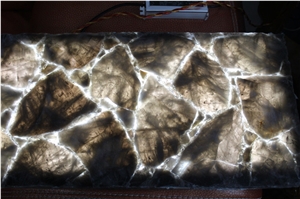 Quartz Crystal Panel, Quartz Semi Precious Stone Panels, Quartz Crystal Slab, Quartz Gemstone Slab, Quartz Semi Precious