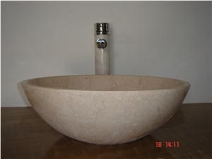 Sinks, Beige Color Sinks Marble Sinks & Basins