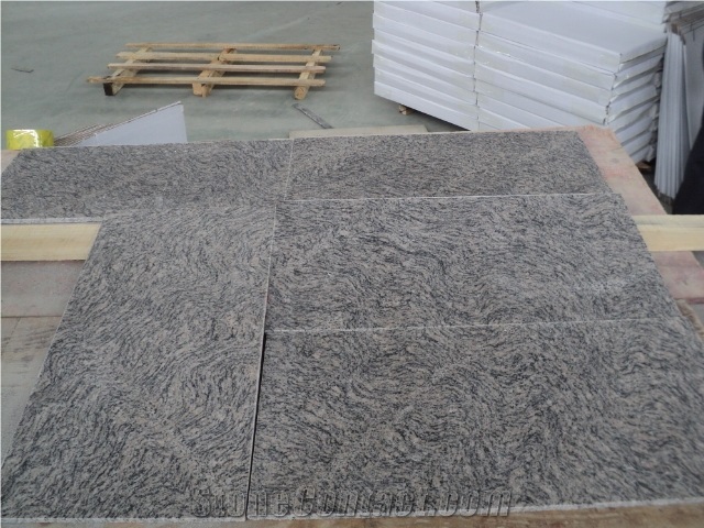 Tiger Skin Rusty Granite Slabs & Tiles, China Yellow Granite Cut to Size Paving&Flooring