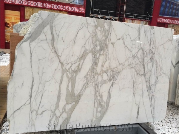 White Marble Calacata Gold Marble Slabs & Tiles, Polished Surface