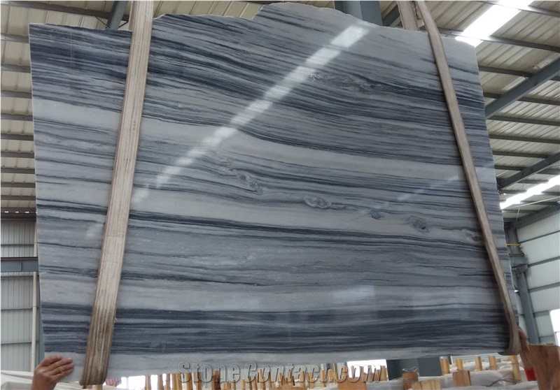 Chinese Grey Vein Marble Tiles & Slabs for Wall/Floor Covering Grey Stripe Marble