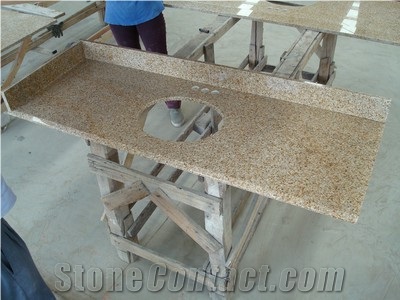 Chinese Yellow G682 Granite Kitchen Countertops