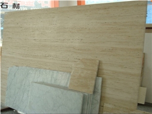 Natural Armenia Beige Travertine Tiles & Slabs for Building Material