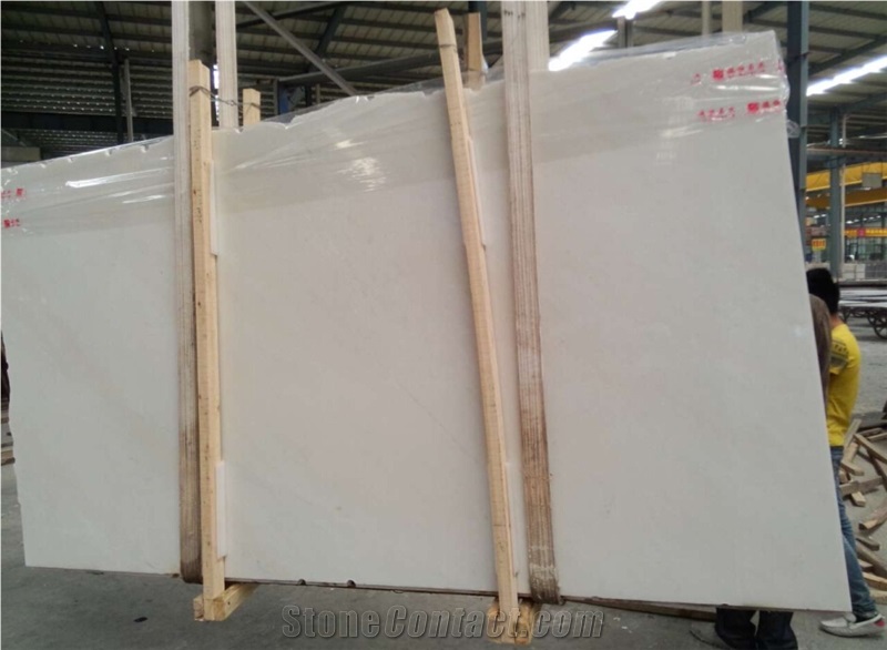 Snow White Marble Tiles & Slabs for Wall/Floor Covering Cheap White Marble Skirting, China White Marble