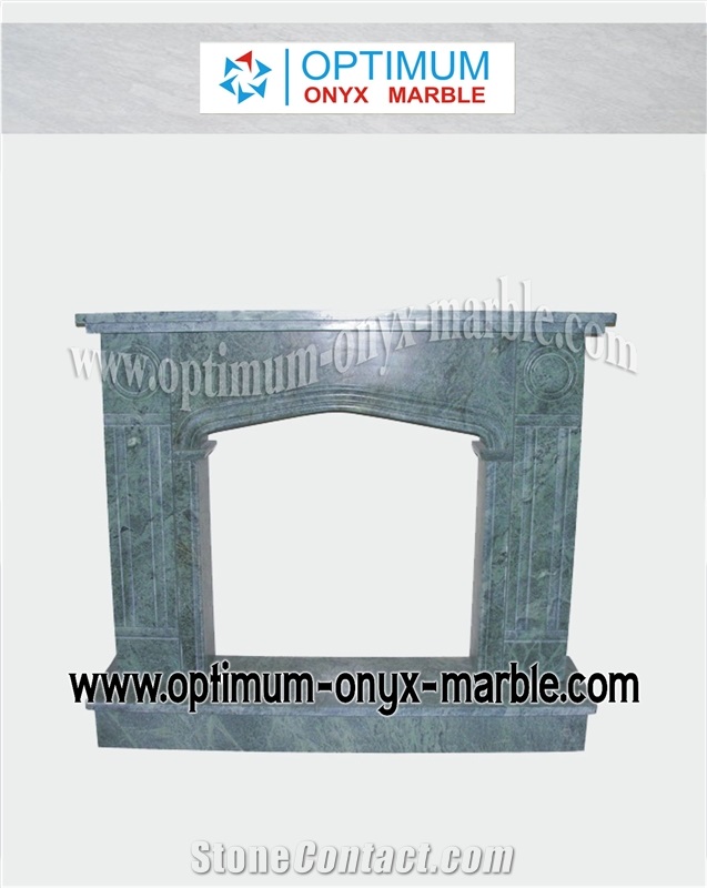 Indus Green Marble Fireplaces - Indus Green