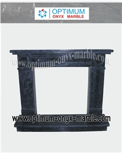 Marble Fireplaces - Jet Black Marble Fireplace