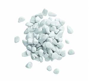 Bianco Carrara White Marble Pebbles