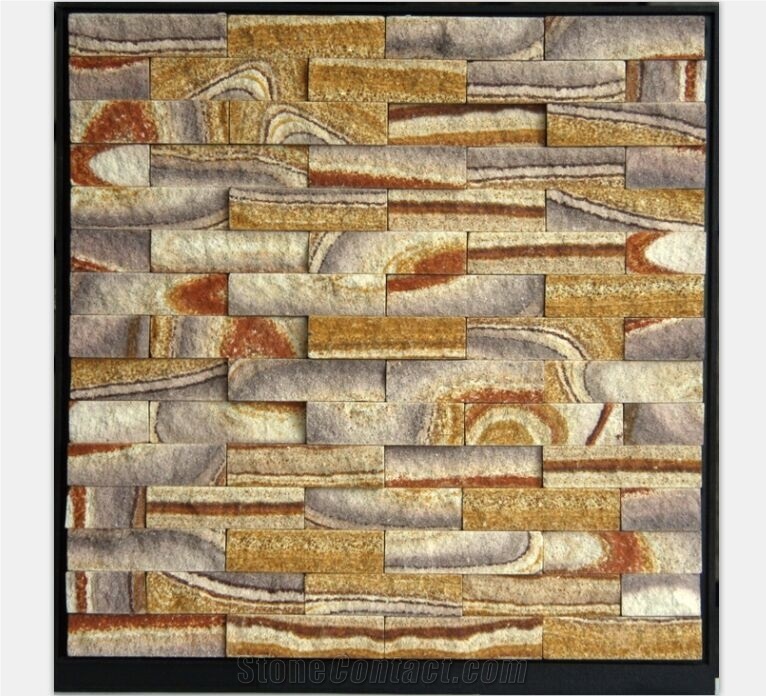 Ancient Lilacy Sandstone Wall Panel Stone Cultured Stone, Lilacy Cultured Stone