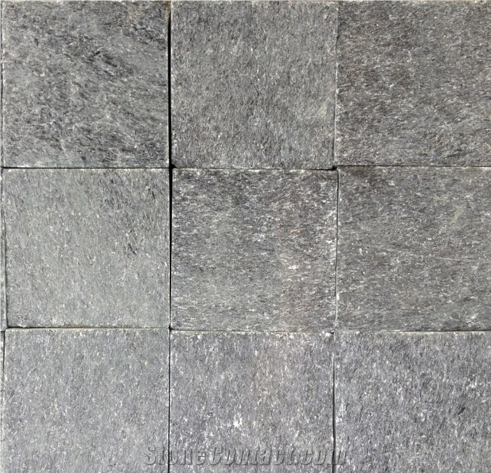 Chinese Natural Surface Storm Black Granite Slabs & Tiles, China Black Granite
