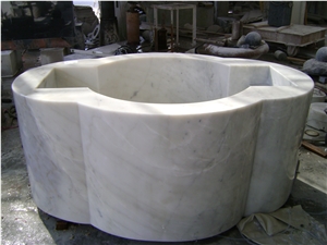 China New Design Marble Bathtub