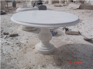 China White Marble Table, White Marble Furniture