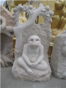 Especial Chinese Zodiac Sculptures, G603 Grey Granite Sculpture & Statue