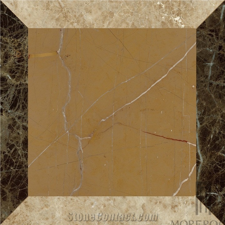 Amarillo Oro Marble Based with Ceramics;Marble Floor Covering Tiles, Amarillo Triana Marble Slabs & Tiles