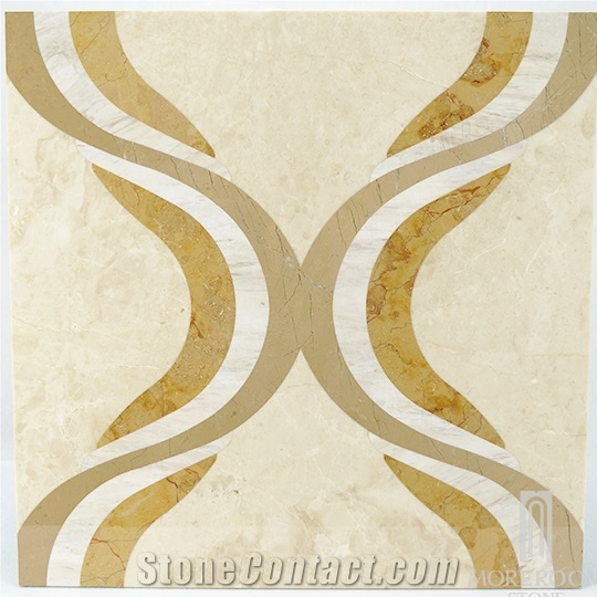 Beige Marble Turkey Medallio,Marble Flooring Design&Marble Floor Tiles&Home Marble Floor Design