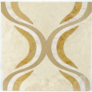 Beige Marble Turkey Medallio,Marble Flooring Design&Marble Floor Tiles&Home Marble Floor Design